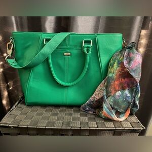 Jewell by 31 Large Green Tote Bag